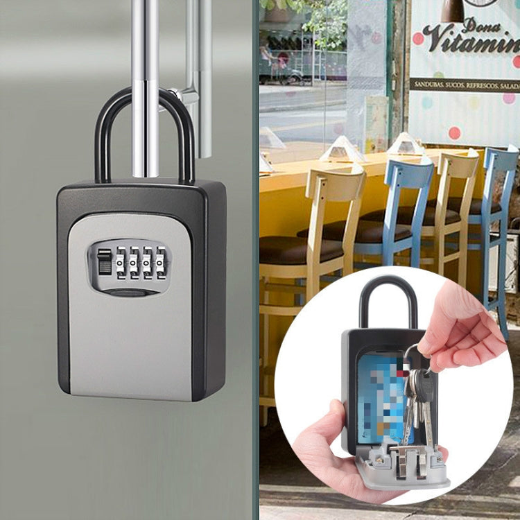KS6500 Installation-free Hanging Decoration Key Password Box, Grey KS6500 Installation-free Hanging Decoration Key Password Box, Grey